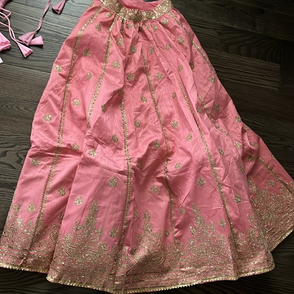 Custom pink lehenga - Picture 7 of 12